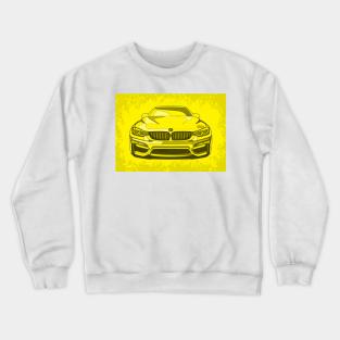 Sports Car Illustration Crewneck Sweatshirt